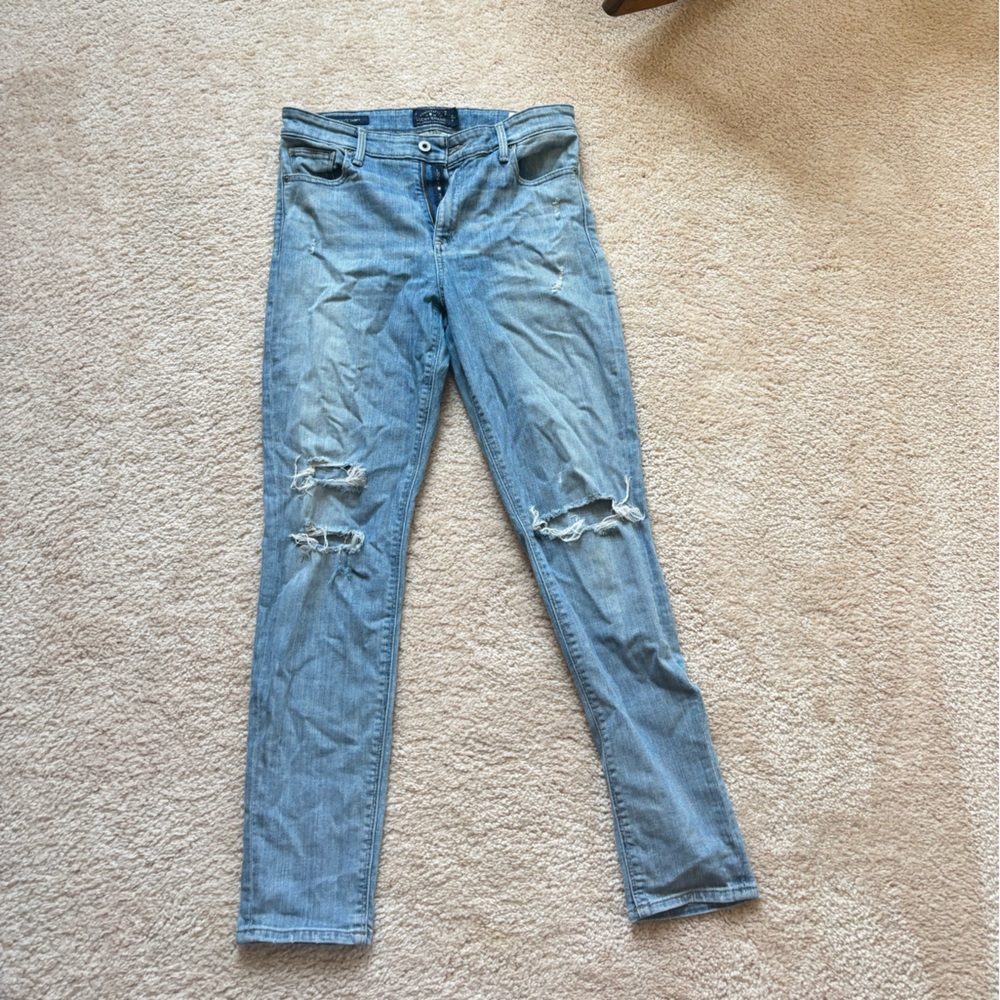 Lucky Brand Skinny Distressed Jeans